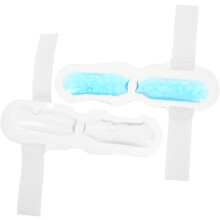 2 pezzi di copridita in gel in PVC riutilizzabili e a prova di perdite, colori assortiti, ideali per impacchi freddi.