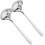 2pcs Stainless Steel Sauce Ladle with Ergonomic Handle for Kitchen Use 1