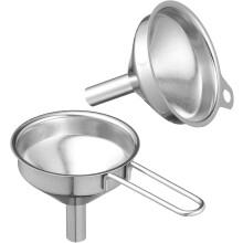 2pcs vinho dispensando funil filtro de óleo funil de aço inoxidável cozinha ferramentas de cozinha