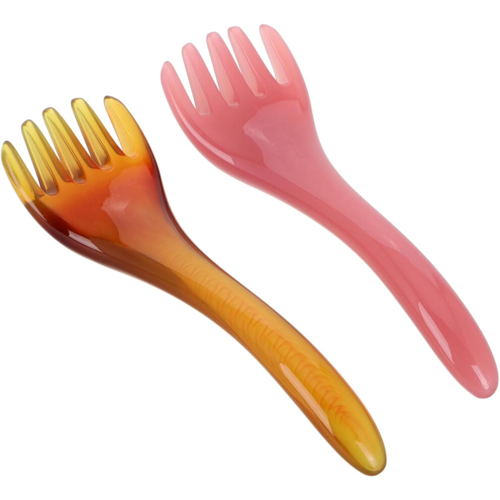 Hkhbjs 2Pcs Head Meridian Comb Scalp Stimulator Massage Tool