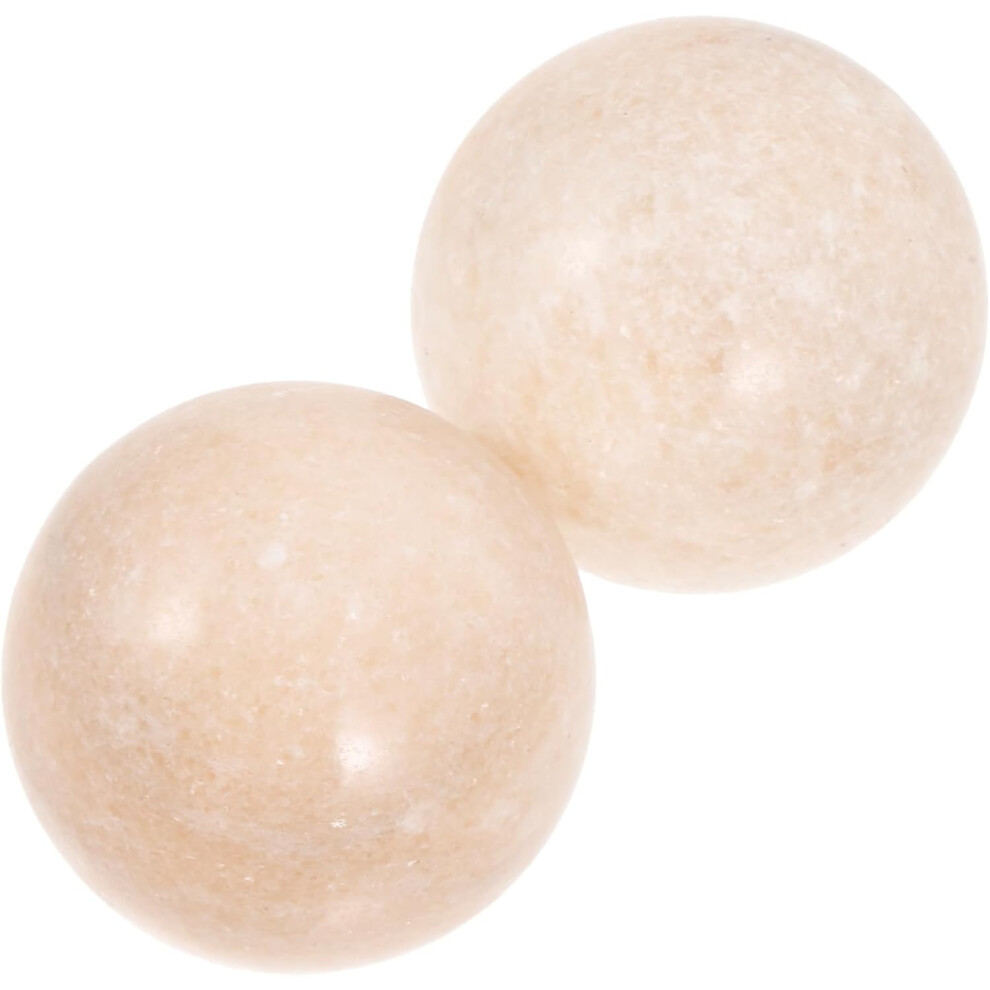 Hkhbjs 2Pcs Jade Massage Balls For Hand Back Spiky Fitness Handball Smooth Balls For Relief Exercise