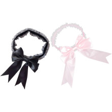 Spitzen-Beinstrumpfbänder für die Braut mit Schleifenverzierung, elastische Hochzeitsaccessoires für Damen für Partys und besondere Anlässe