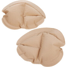 Lot de 2 coussinets de soutien-gorge adhésifs en polyester respirant, couleur kaki, pour robes de mariée et bikinis. Augmente la taille du bonnet.