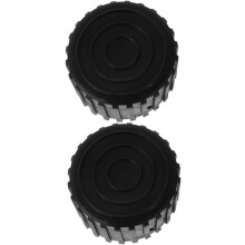 2 Stück rutschfeste Gummifüße für Fitnessgeräte, verdickte, runde Beinkappen