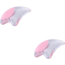 2 stuks kristallen Gua Sha-platen voor schraapbehandelingen, spierschrapers voor gezichtsreflexologie.