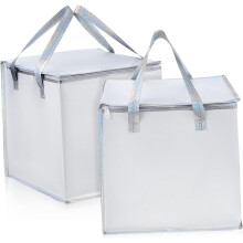 Isolierte Kühltasche, großes Fassungsvermögen, 2 Stück, Thermotasche
