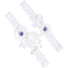 2-teiliges Set Spitzen-Strumpfbänder für Bräute, elegante florale Braut-Beinringe, Accessoires für besondere Anlässe