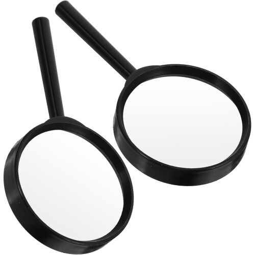 Lot de 2 loupes de lecture portables avec cadre robuste