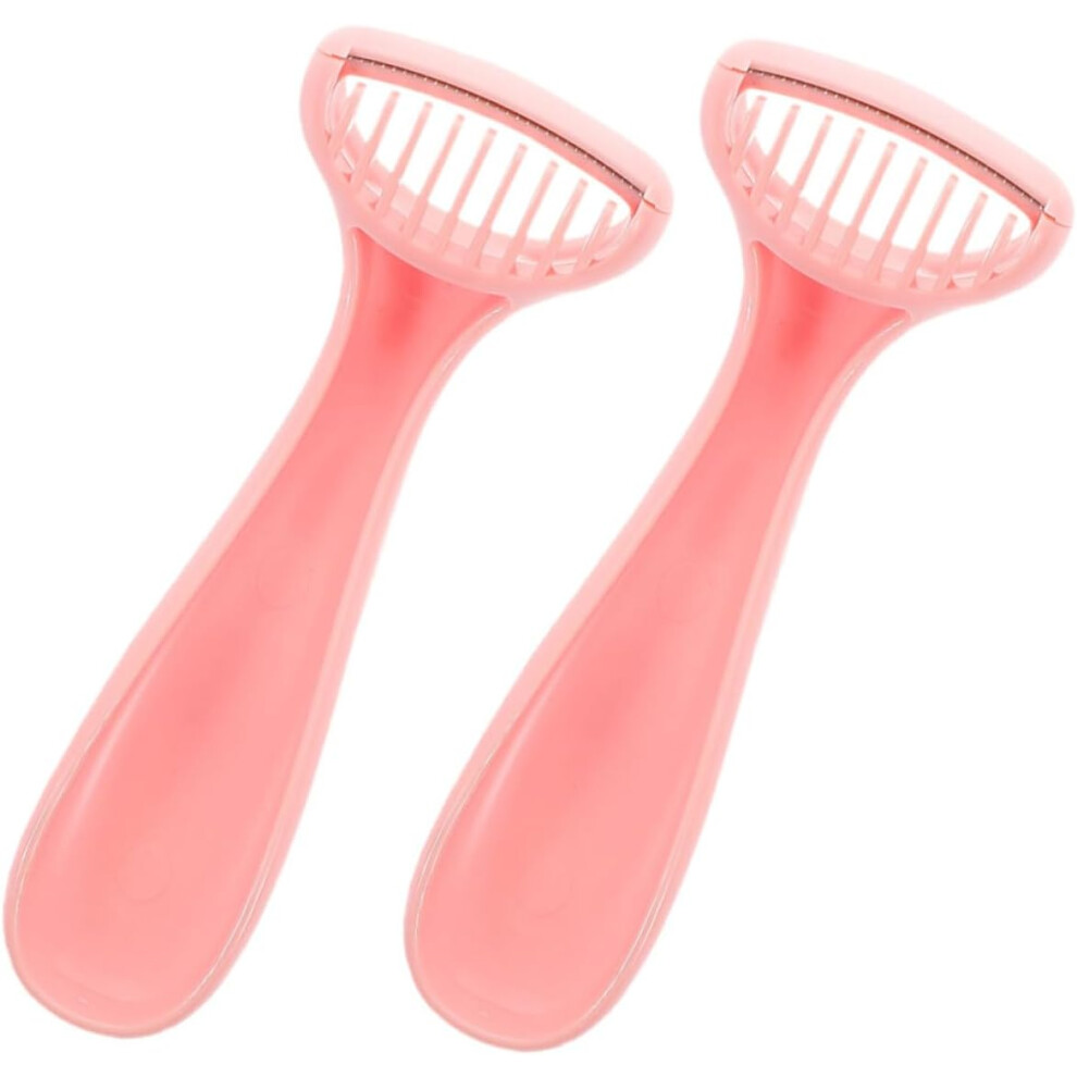 Hkhbjs 2Pcs Hair Removal Knife Painless Trimmer For Women For Facial Hair Shaver Bikini Area Underarms And Legs