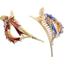 2 Stück Diamant-Weihnachtshaarnadeln, Haarspangen, Haarschmuck, Weihnachtskopfschmuck für Feste und Partys