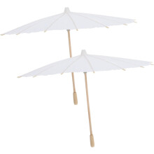 2er-Set handgezeichneter Doodle-Regenschirme zum Selbermachen