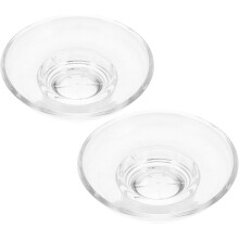 runde Seifenschalen aus Glas, leicht zu reinigen, vielseitig einsetzbar, eleganter Halter für die Badezimmerablage