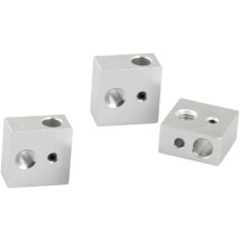 3-teiliges Set Heizblöcke aus Aluminium für Extruder-Hotend von Druckern, Zubehör für Drucker