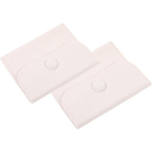 2 stuks kleine sieradenopbergtasjes van fluweel voor kettingen, armbanden, ringen en oorbellen, ideaal voor op reis.