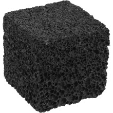 Svart fyrkantig lavasten aromaterapidiffusor 5x5x5cm