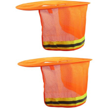 2 Stück Nackenschutz für Schutzhelme, Sonnenschutz für Bauarbeiten, Visier mit breiter Krempe, für den Außenbereich