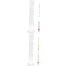 2sets Hidrómetro de Escala de Hidrómetro de Álcool para Cerveja e Vinho para Casa Cerveja de Álcool e Vinho para Casa