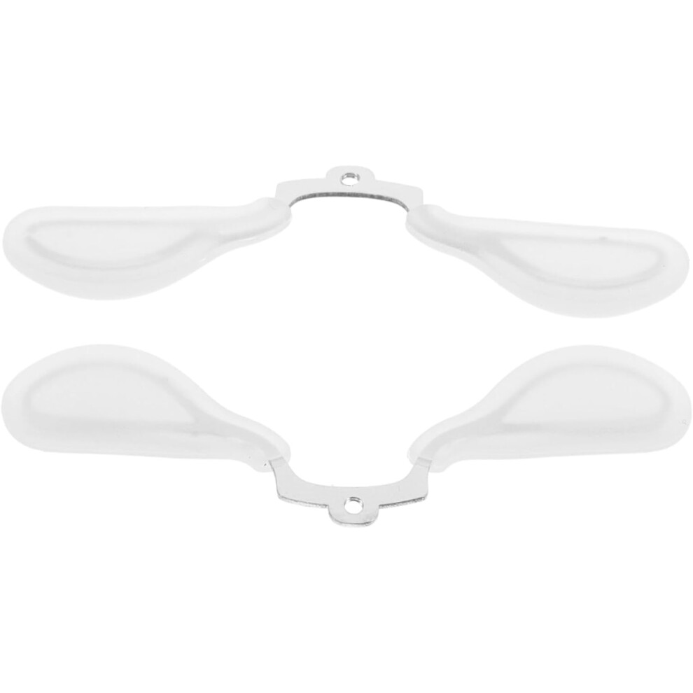 Hkhbjs 2Pcs Silicone Eyeglass Nose Pads Non Slip Nose Support Pads For Glasses Bridge Replacement