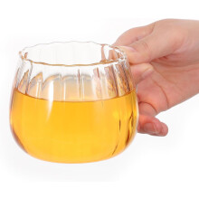 2 Glaskaffeetassen, 400 ml, Glasbecher mit glatten Kanten, stilvolles Design, sicher in der Anwendung