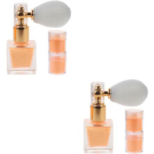 2 Sets Glitzer-Körperspray, Make-up-Schimmerpuder, Glitzerspray für die Haare