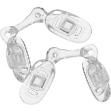 Silikon-Nasenpads für Brillen, 2 Stück, U-förmig, rutschfest, für Kinderbrillen, Reparatur, Schutz vor Herunterfallen
