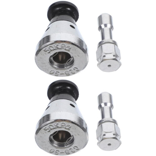 Pressure Cooker Safety Valves with Quick Release Function 2 Sets Stainless Steel and Material
