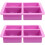 2PCS Sea Wave Silicone Soap Mold Set for Handmade Aromatherapy Candle Making 1