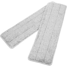 2 Stück Ersatz-Mopppads aus Fasermaterial, waschbar, für die Bodenreinigung im Haushalt