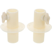 2pcs Adjustable Plastic Tube Holder for Half Body Mannequin Stand, Mannequin Base Pipe Mounting Support