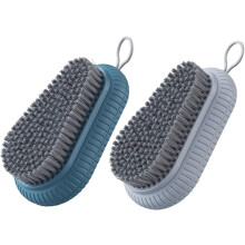 Set di 2 spazzolini riutilizzabili per la pulizia delle unghie, con setole morbide.