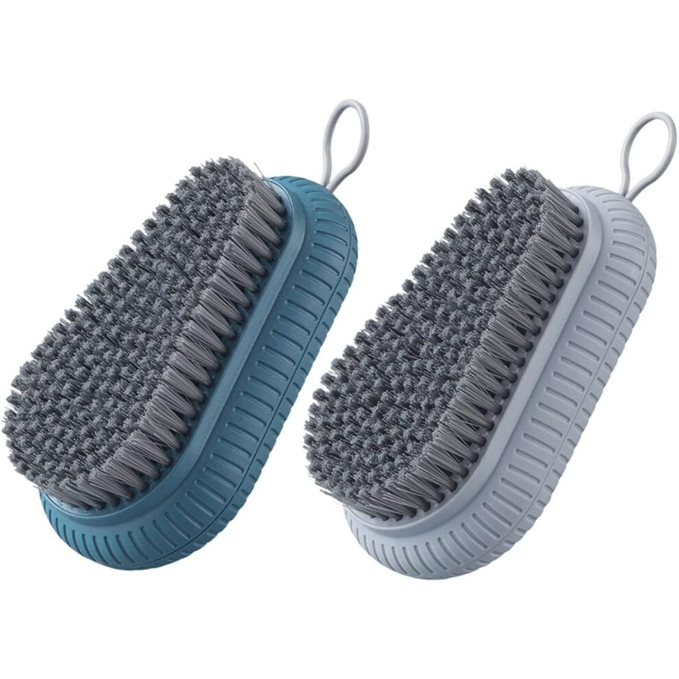 Hkhbjs Reusable Nail Cleaning Brush 2Pcs, Soft Bristle Fingernail Scrubber Hand Brush Set