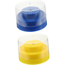 Soporte de plástico para brocas de uñas (2 unidades) para guardar suministros de manicura y herramientas.