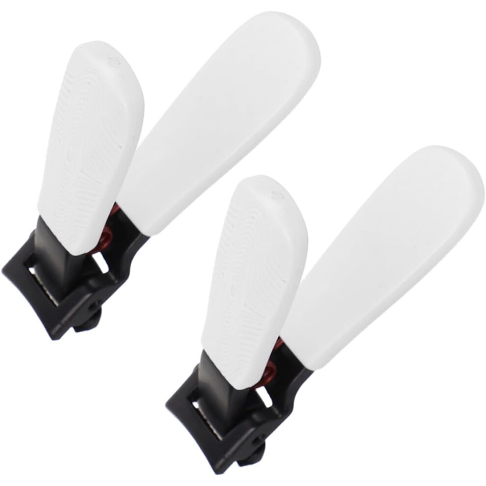 Hkhbjs 2Pcs Heavy Duty Fingernail Toenail Clipper For Thick Nails Professional Manicure Pedicure Tool