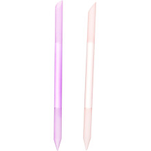 2 limas de uñas de vidrio, herramienta de manicura portátil para mujeres, lima pulidora para uñas naturales y acrílicas.