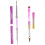 2pcs Pincel de Arte das Unhas Long Handle Pen Strass Tools Home Use 1