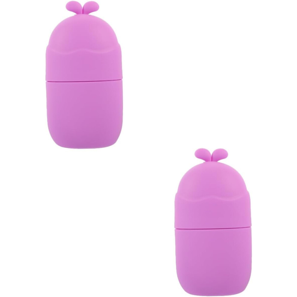 Hkhbjs 2Pcs Ice Facial Roller Silicone Ice Roller Skin Care Tool Facial Cube Reusable Rolling Tool For Beauty Massage