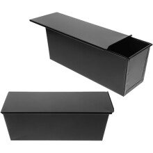 2 rechteckige Toastbackformen, Brotbackformen, 8,66 x 4,72 x 2,36 Zoll