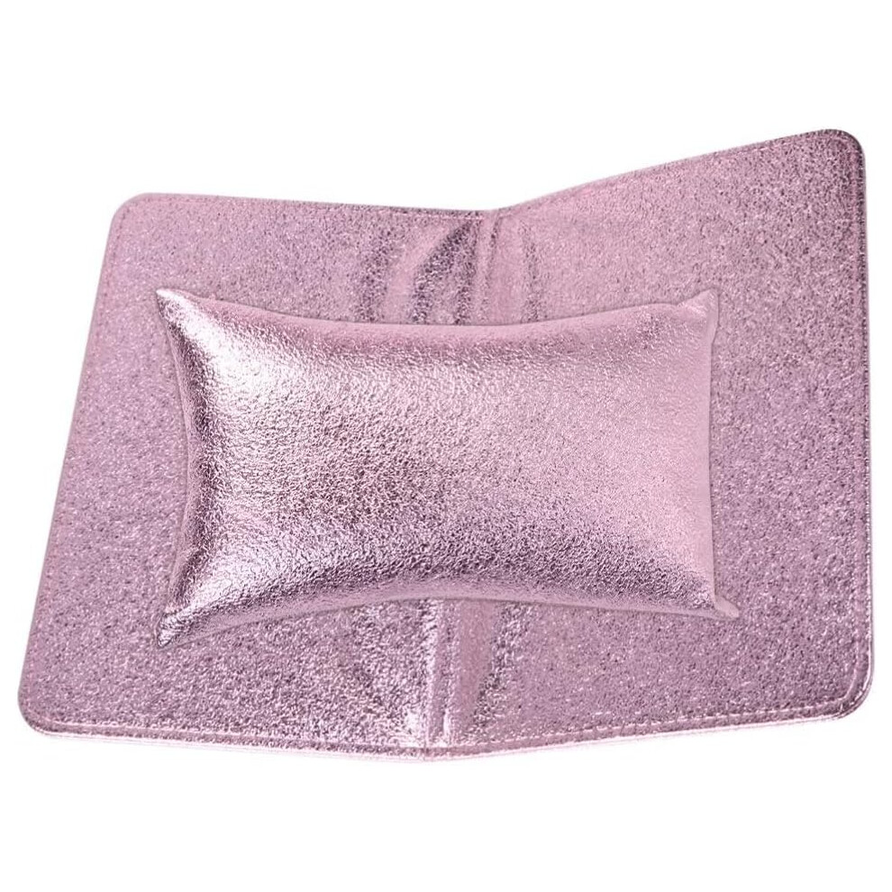 Hkhbjs 2Pcs Foldable Manicure Hand Pillow In Pu Leather Hand Rest Cushion