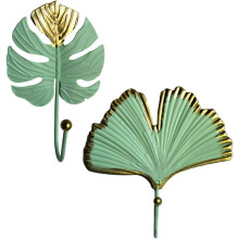 2 Stück Wandhaken zur bohrfreien Montage für Bad und Zuhause, robuste Eisenhaken in verschiedenen Farben, schlichtes Design