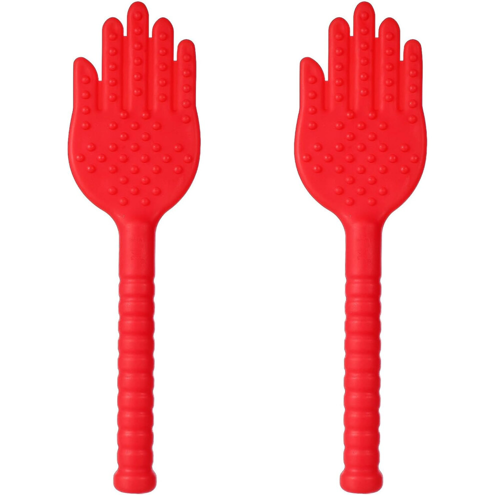 Hkhbjs 2Pcs Handheld Massage Tool Silicone Plastic Professional Level Massage Paddle Easy To Clean Acupoint Massager
