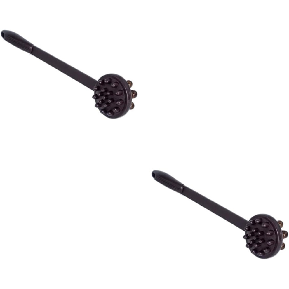 Hkhbjs 2Pcs Double Side Acupoint Massager Fitness Back Knocker Hammer Massage Tool
