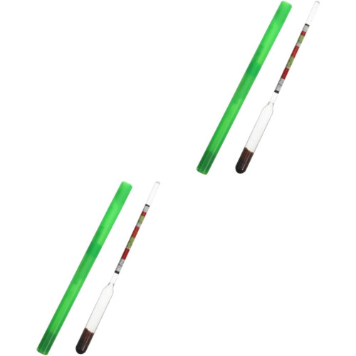 2pcs Maple Syrup Hydrometer for Sugar and Moisture Content Measurement