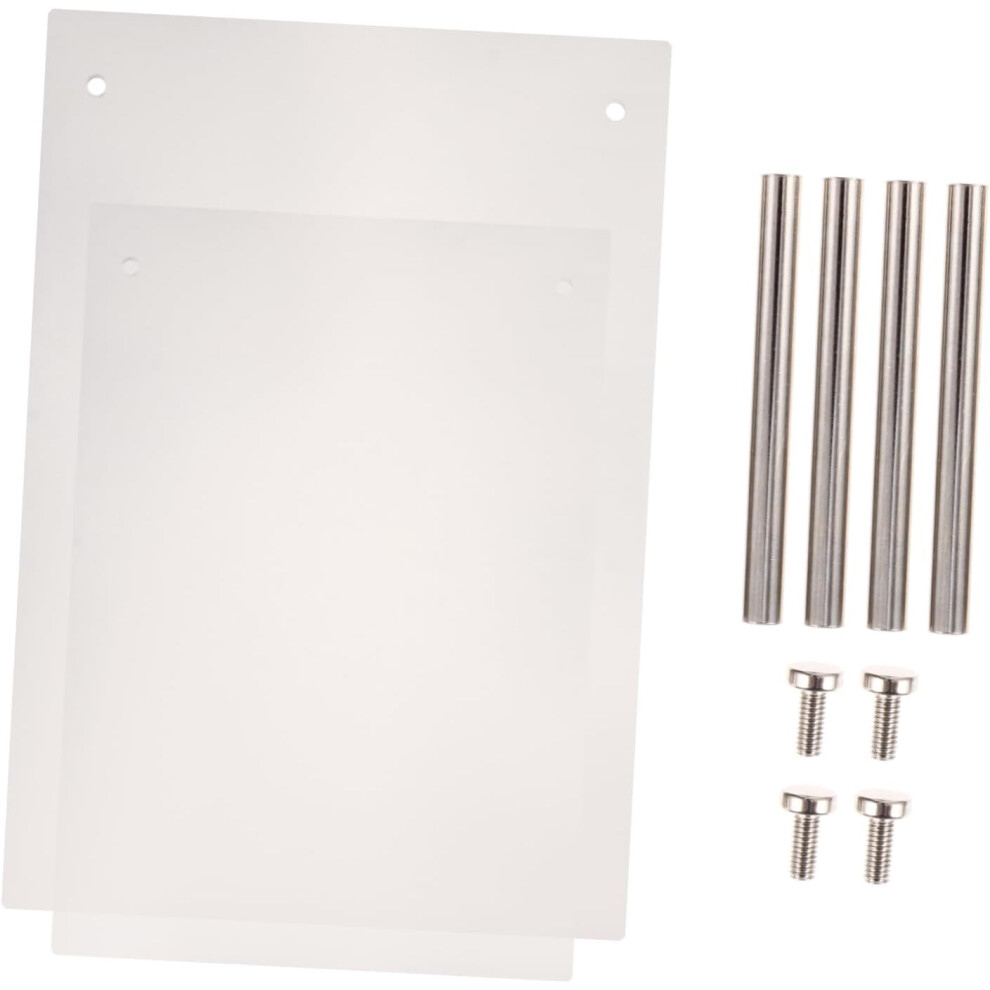 Hkhbjs 2Pcs Acrylic Nail Art Display Board Easels For Nail Tip Show For Salon School