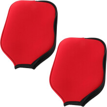 2 ks červených nepremokavých neoprénové obaly na rakety na pádlo so zipsom
