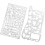 2pcs Speaker Isolation Pad Acoustic Panel with Stable Support Pu Material Tight Adhesion Vibration Proof Pads 1