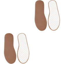 2 Paar Lammfell-Schuhpolster für Jungen und Mädchen, Latex-Einlegesohlen, schweißabsorbierend