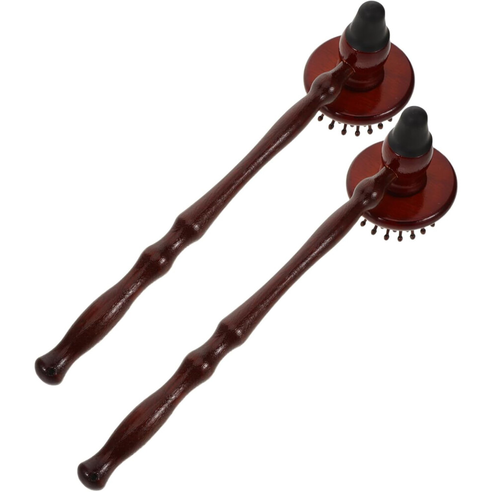 Hkhbjs 2Pcs Wooden Massage Stick Handheld Back Massager For Self Massage