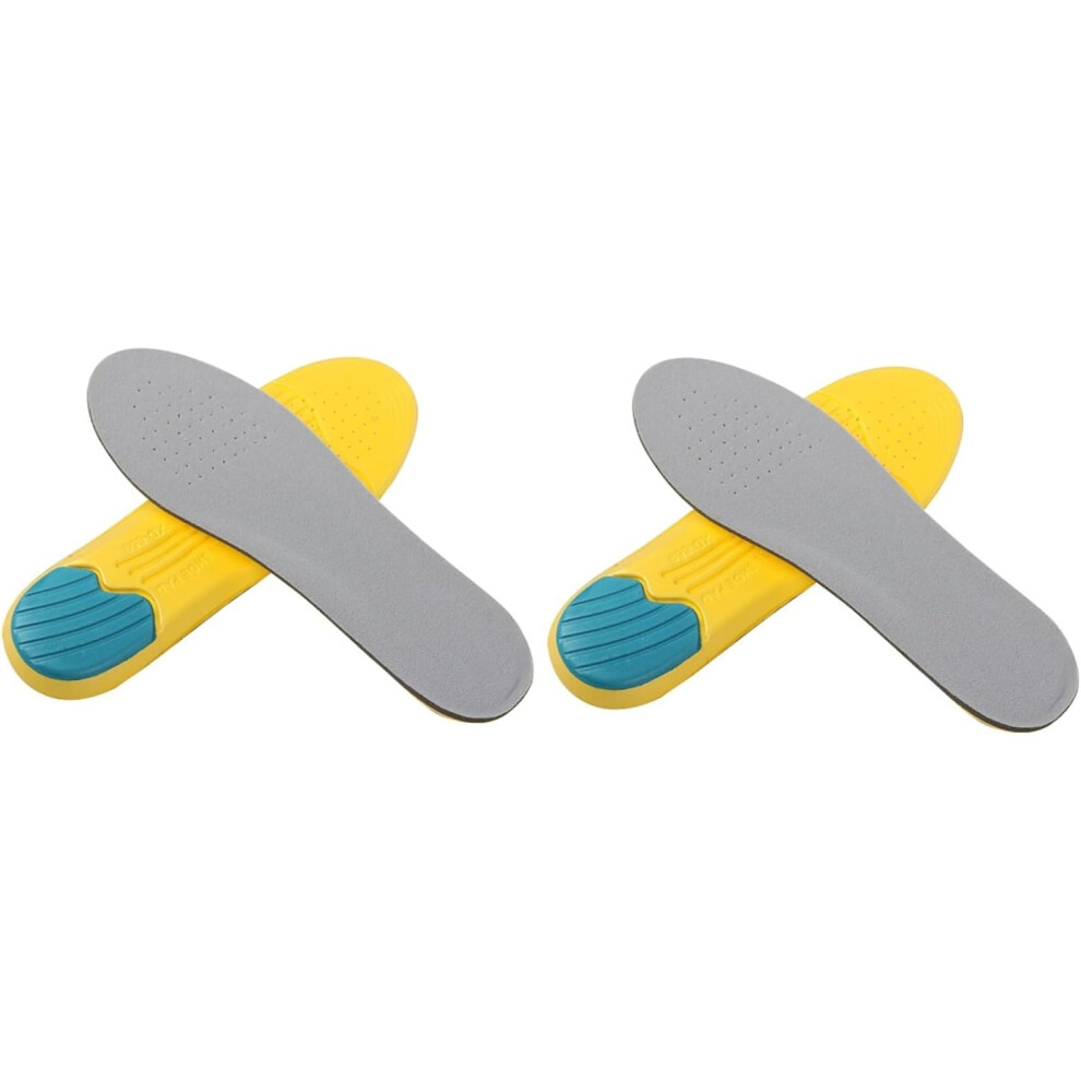 Hkhbjs 2Pairs Thickened Heel Pads Absorbent Insoles For Sports Shoes Men And Women Thicken Cushioning Massage Insoles