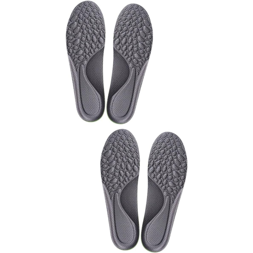 Hkhbjs Grey 2Pairs Sports Insoles Comfortable Shoe Inserts For Sports Shoes Replaceable Foot Pads