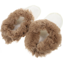 2 Paar warme Schuheinlagen, Ersatz-Plüsch-Wintereinlagen für Clogs, Fußwärmer-Einlegesohlen